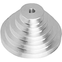 NaiCasy Pagoda Polea 5 Paso 150MM Diámetro Exterior A-Aluminio Tipo Pagoda Polea de Rueda para en Forma de V-Correa…